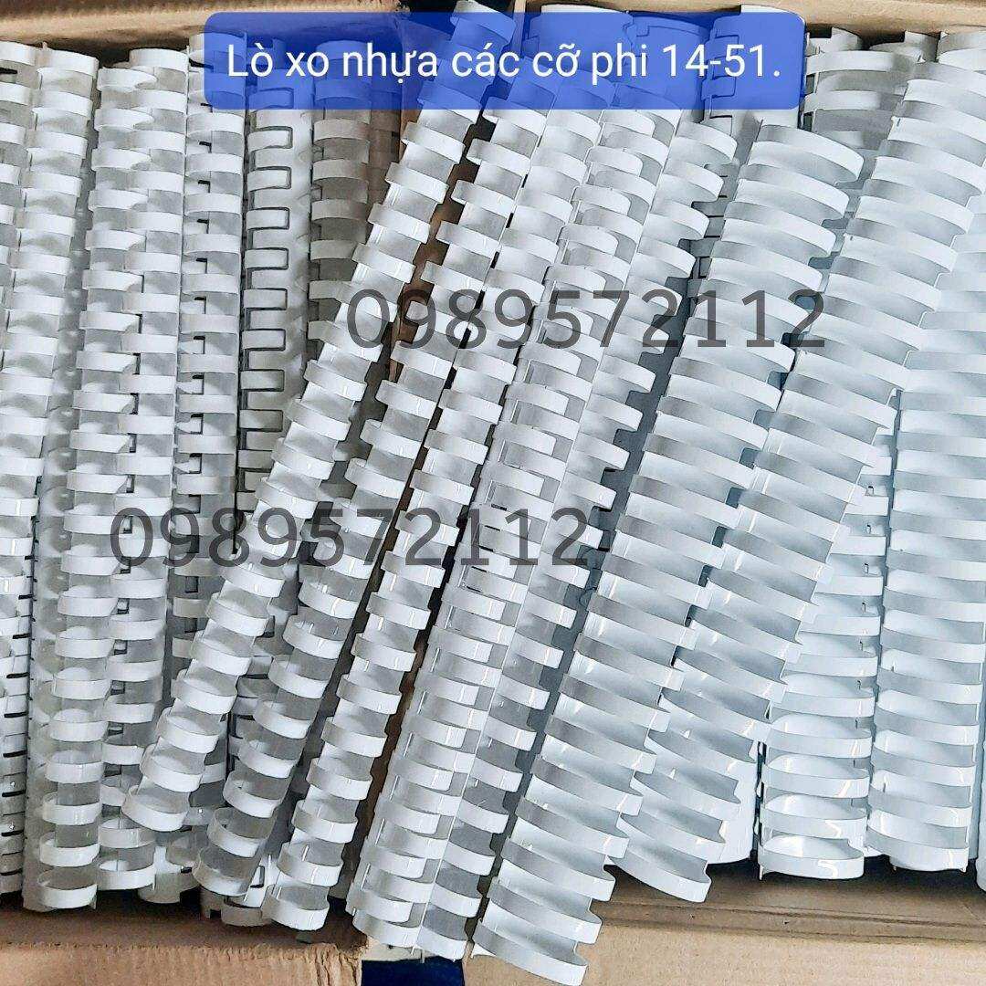 Lò xo nhựa đóng tài liệu phi 14-51mm ( từ 120 - 440 tờ).