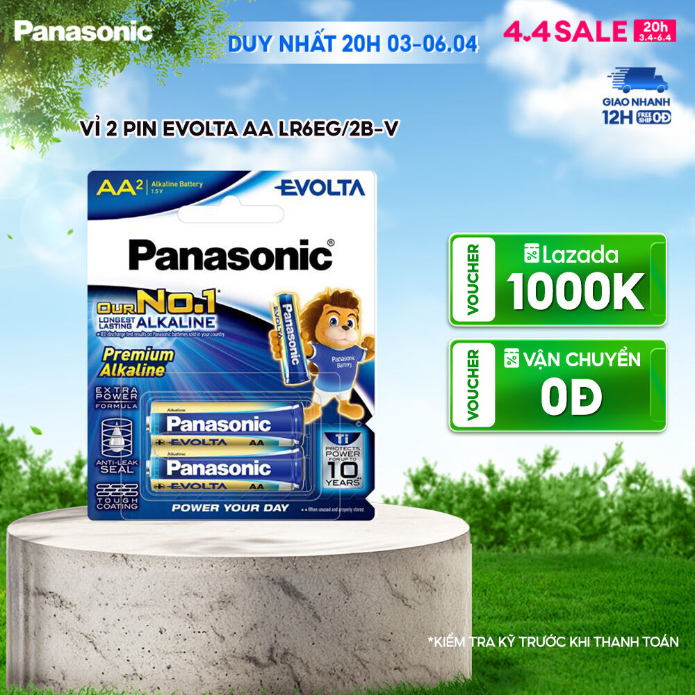 Panasonic Evolta Aa Lr6Eg/2B-V Battery (Pack of 2) - Genuine Product