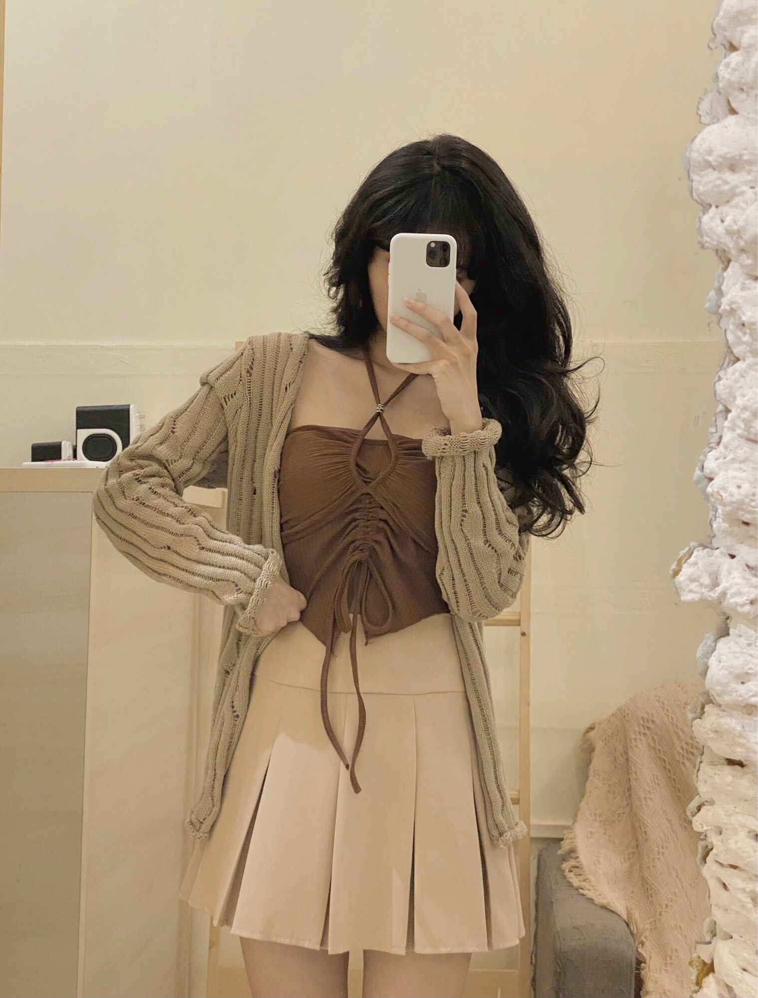 Áo croptop cột dây kiểu - cr104