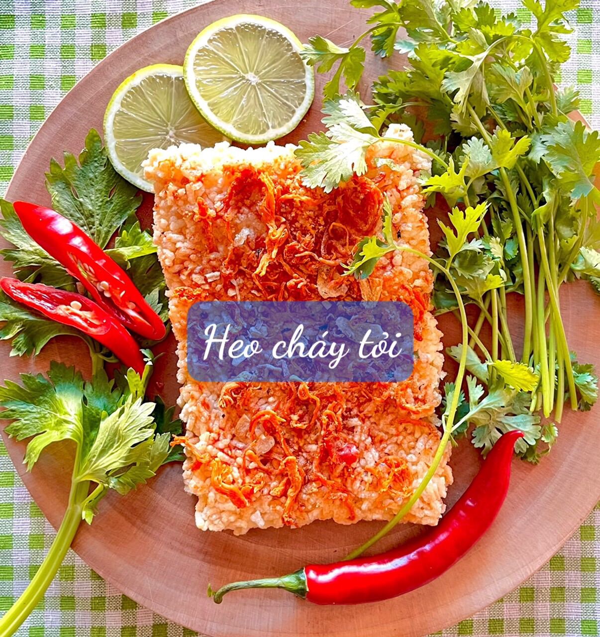 Cơm Cháy Vị Khô Heo Cháy Tỏi 100g