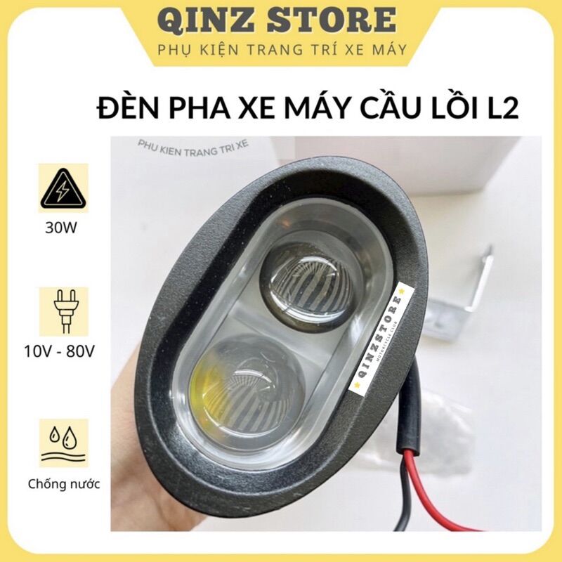 ĐÈN LED TRỢ SÁNG BI CẦU L2 CHIẾU GOM VÀ XA