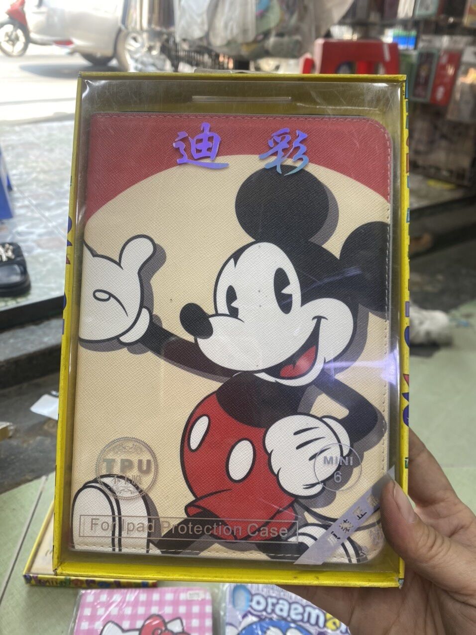 Bao da IPad Mini6 ; Mini5 ; Mini 4 3 2 1 hình kitty và doẻmon