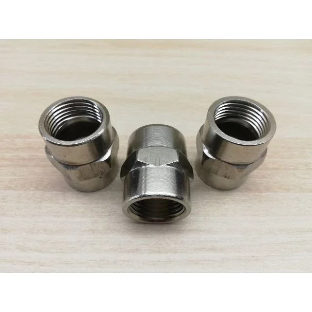 Nối 2 đầu ren ngoài, 2 đầu ren trong phi 21 Inox