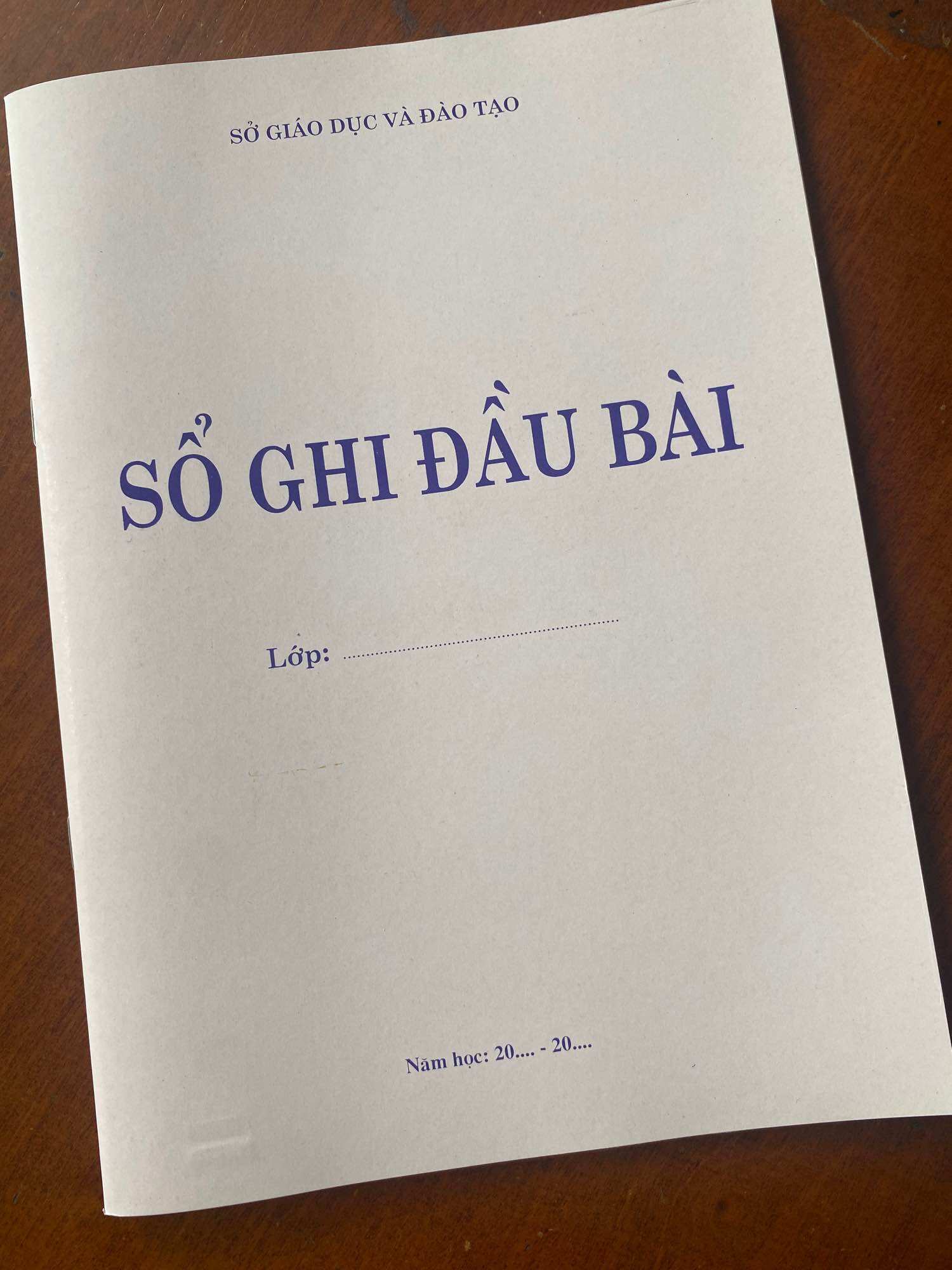 Sổ Ghi Đầu Bài