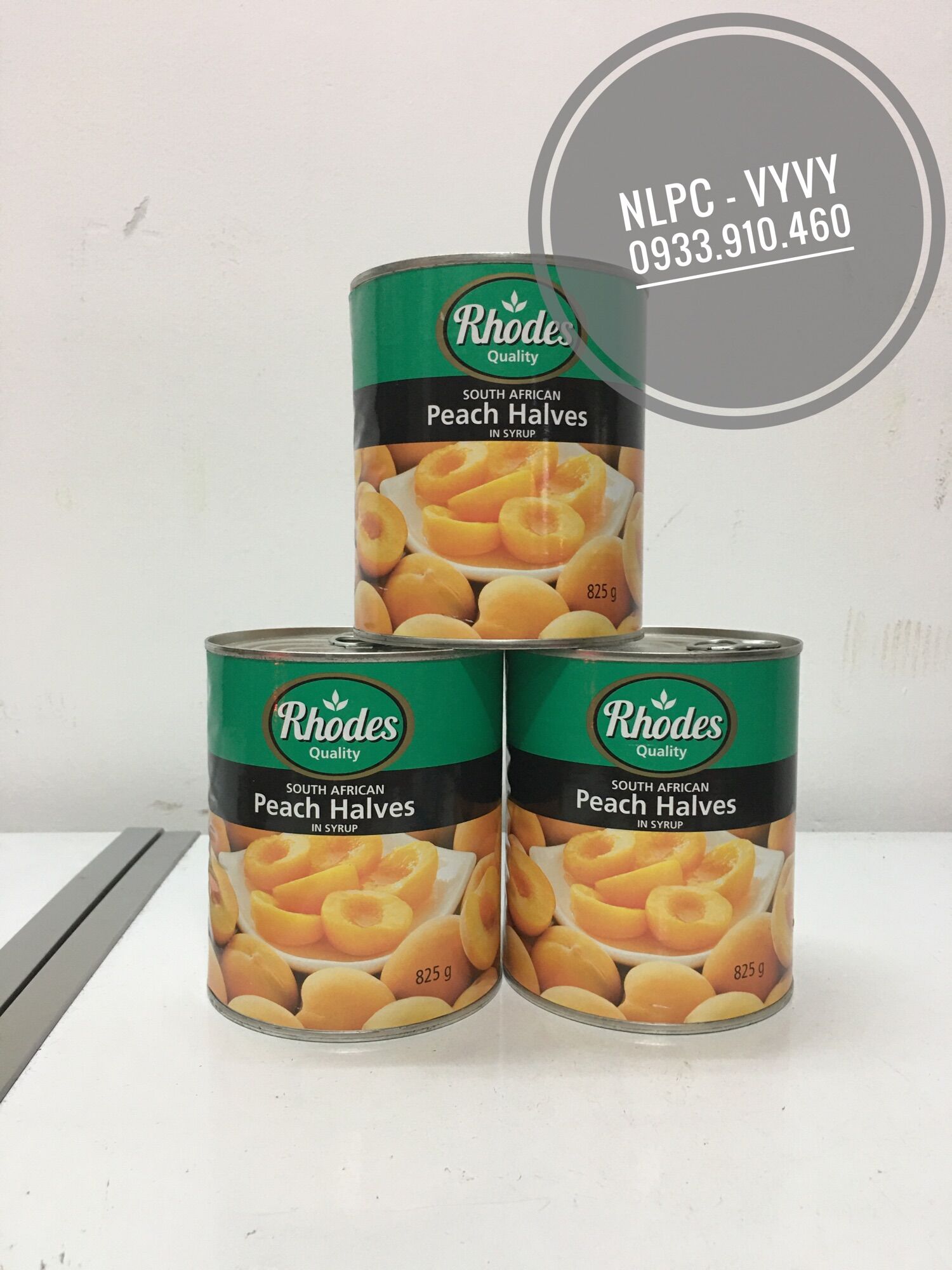 Đào Ngâm Rhodes Giòn Ngọt - 825g