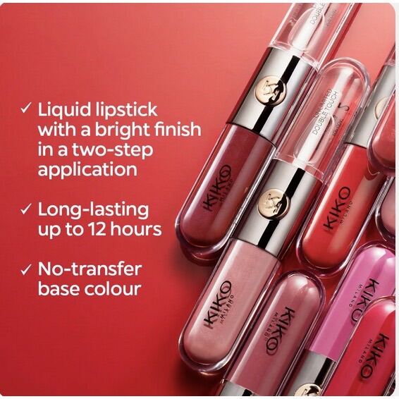 HÀNG NỘI ĐỊA CHÂU ÂU SON KEM HAI ĐẦU KIKO UNLIMITED DOUBLE TOUCH