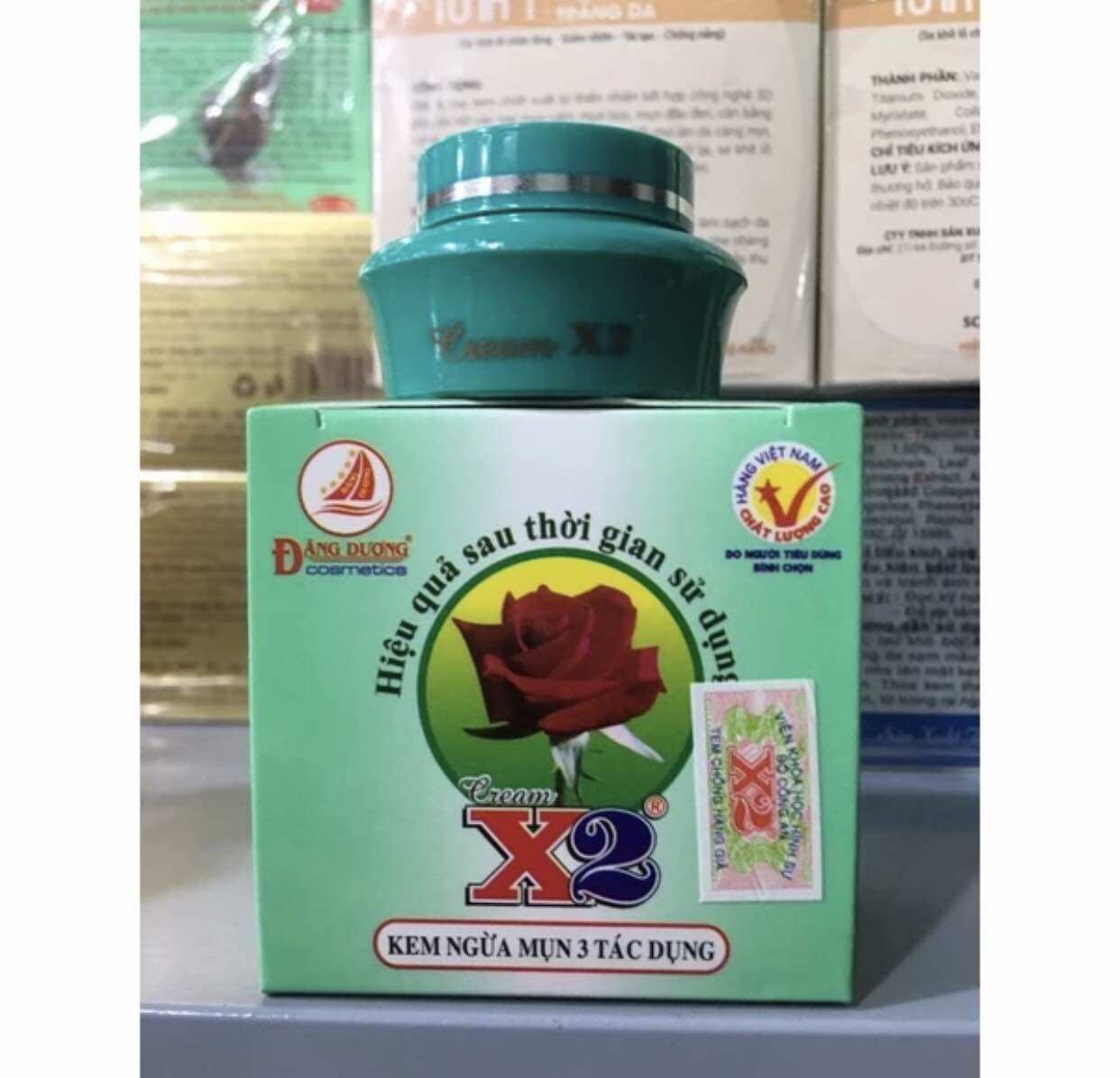 Kem x2 mụn 3 tác dụng hủ 6g