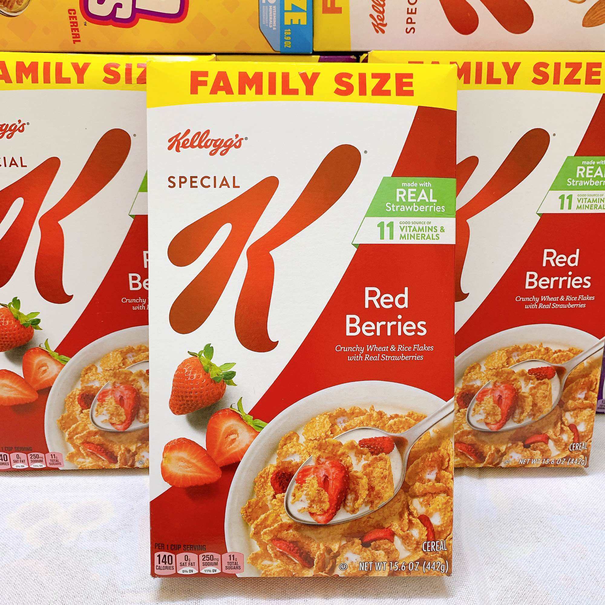 HÀNG NHẬP MỸ - NGŨ CỐC ĂN SÁNG KELLOGG’S SPECIAL K RED BERRIES 442GR