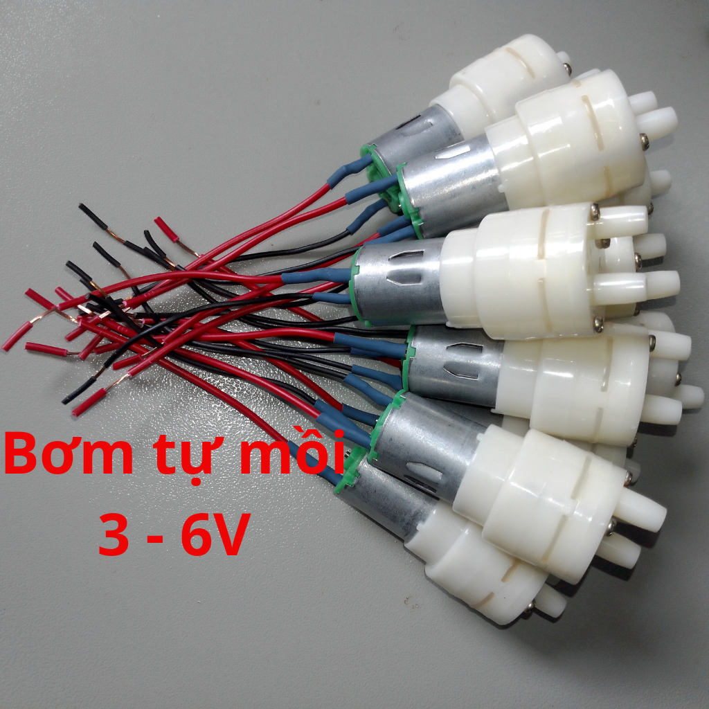 Bơm mini, bơm tự mồi, tự hút DC280. Bơm hút khoẻ, chạy êm