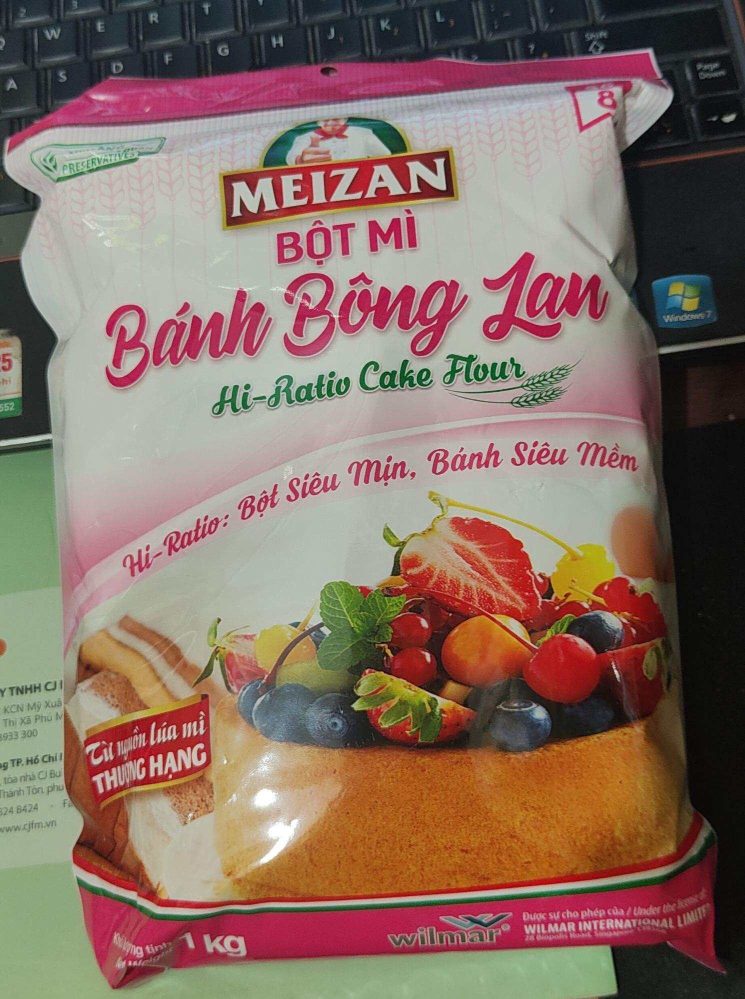 Bột làm bánh bông lan meizan 1 kg