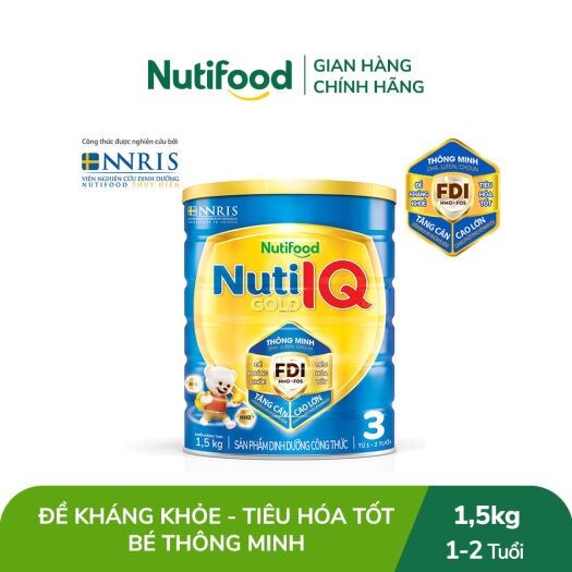 Sữa Nuti IQ Gold 3 1.5kg thumbnail