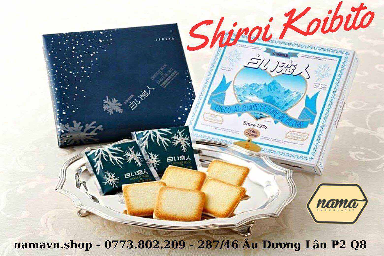 Shiroi Koibito ''Người tình tuyết trắng'' Bánh quy kem sữa Nhật Bản đến từ Hokaido