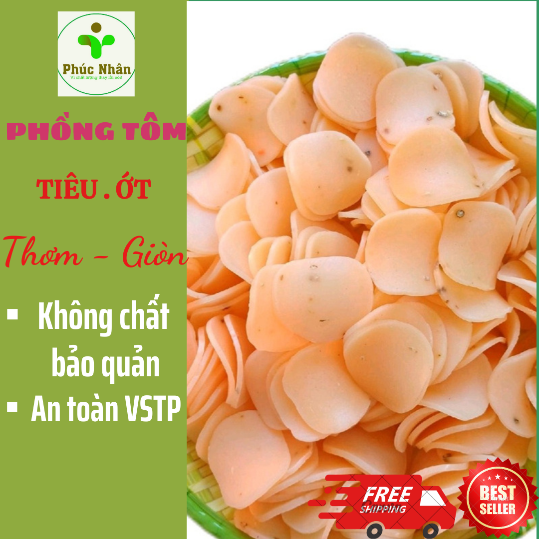 Bánh phồng tôm tiêu ớt vàng nhạt nắng. - bpt tiêu vàng