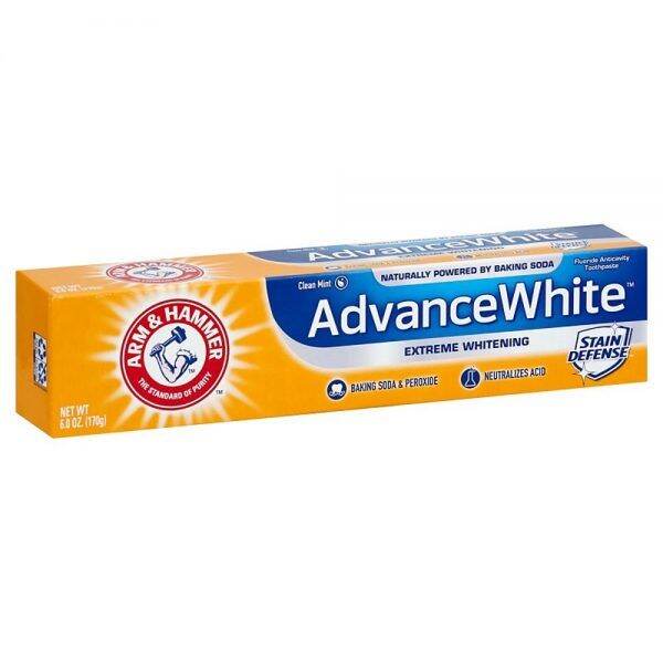 kem đánh  răng AdvanceWhite Arm & Hammer Mỹ 120 gram ( kem  đánh  răng  Cây búa)
