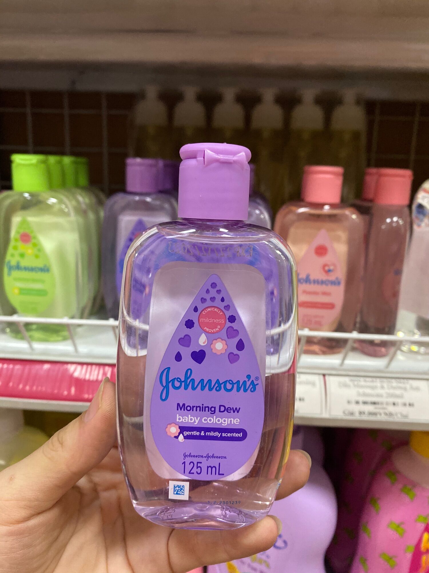 Nước hoa Johnson's Baby cho bé các loại 125ml