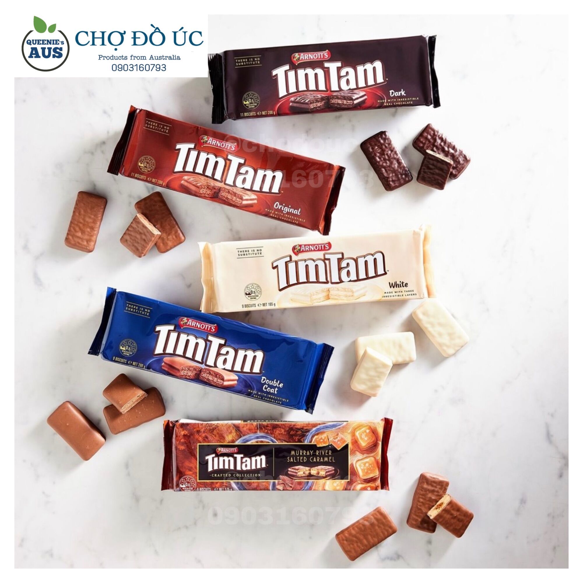 Bánh quy phủ chocolate TimTam 🍫 nhập Úc 🇦🇺