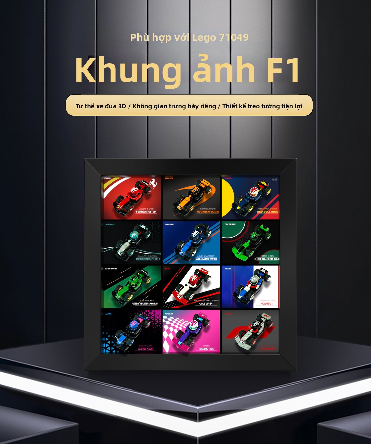 Khung Trưng Bày LEGO 71049 Đèn Đẹp