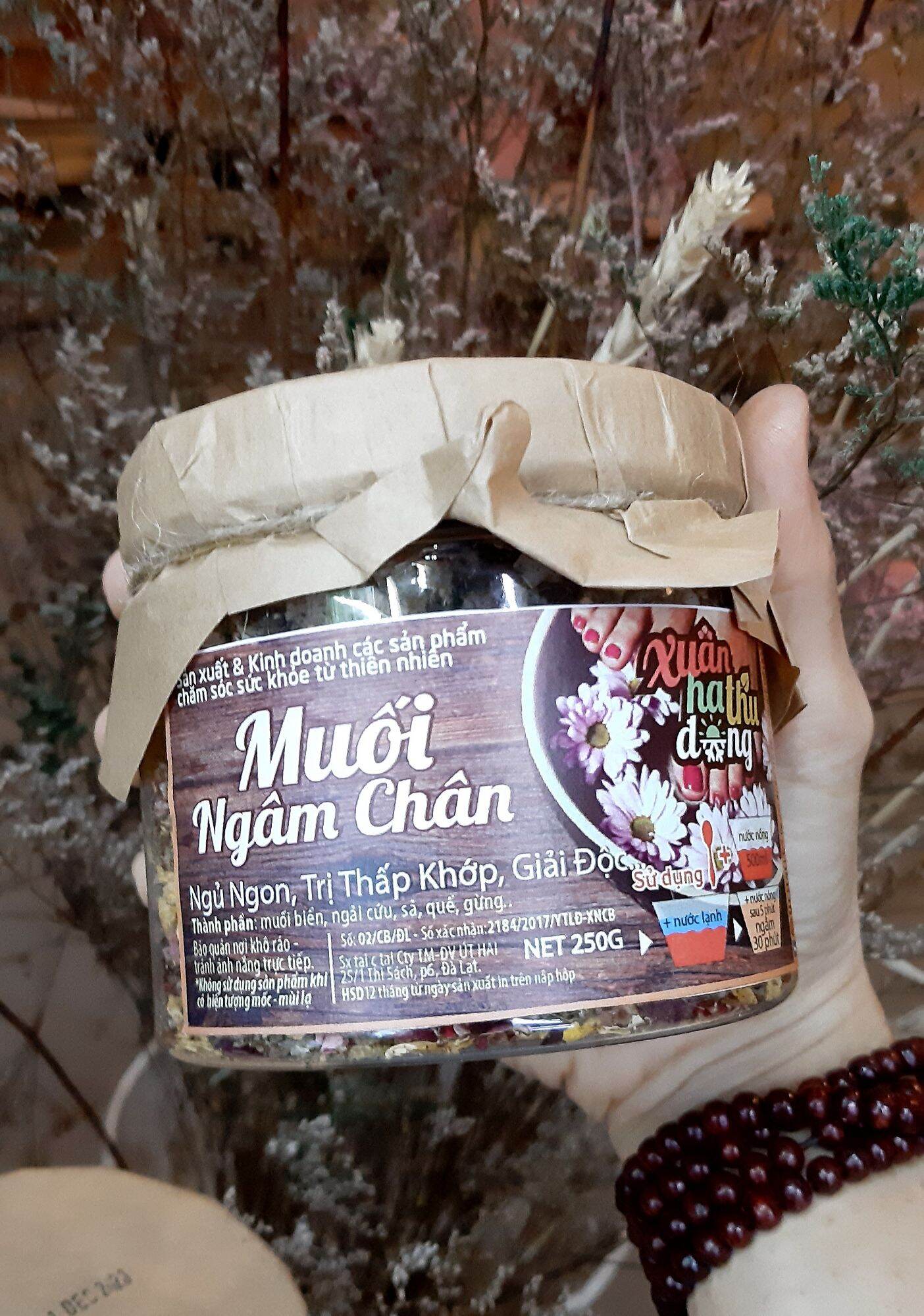 Muối thảo mộc ngâm chân 1893 ❤ tu Dalat