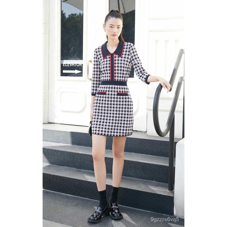 [Size S - M] Vero Moda Đầm len kẻ sọc dáng chữ A newtag