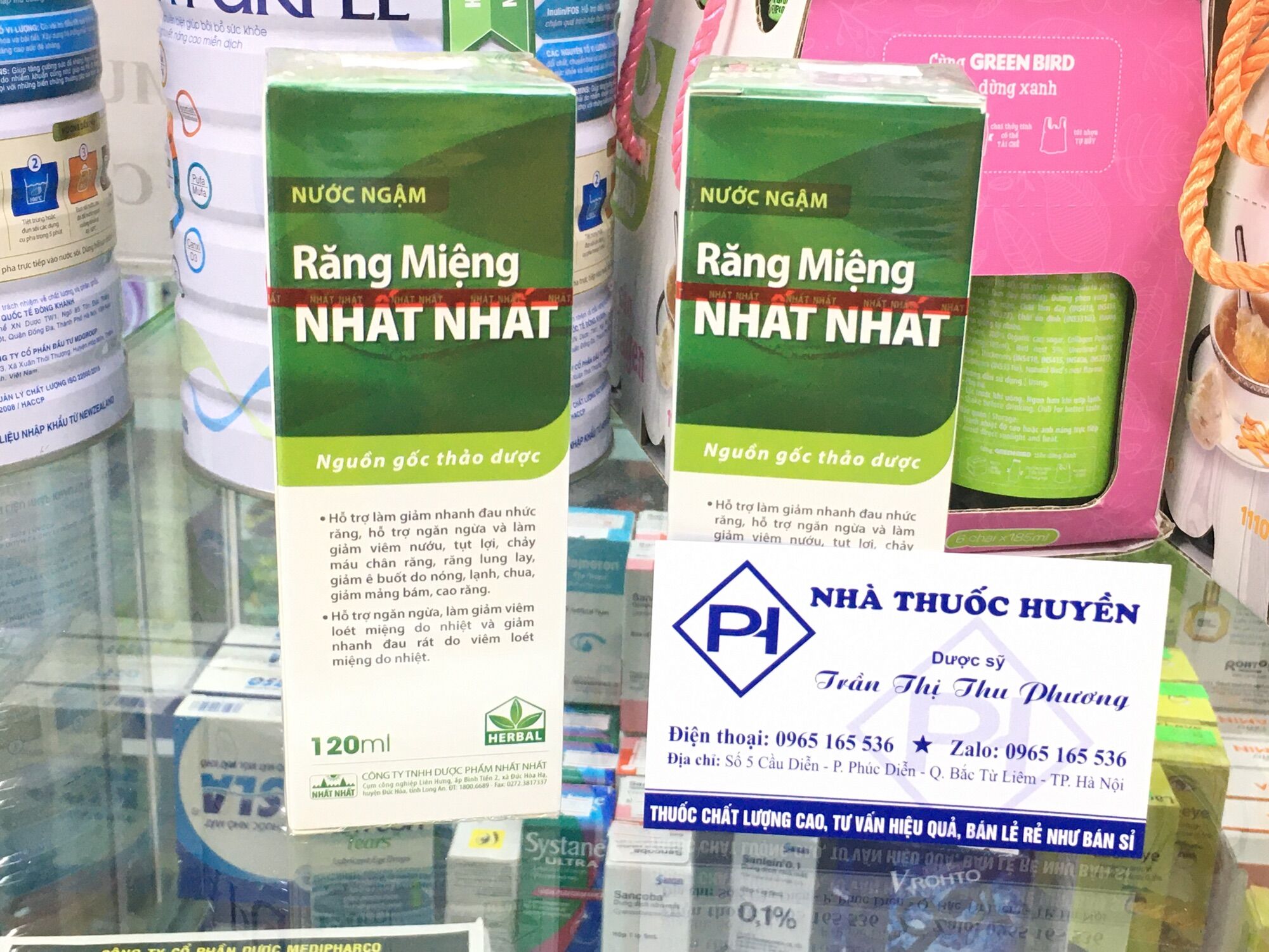 Nước Ngậm Răng Miệng Nhất Nhất nhiệt miệng, viêm răng miệng