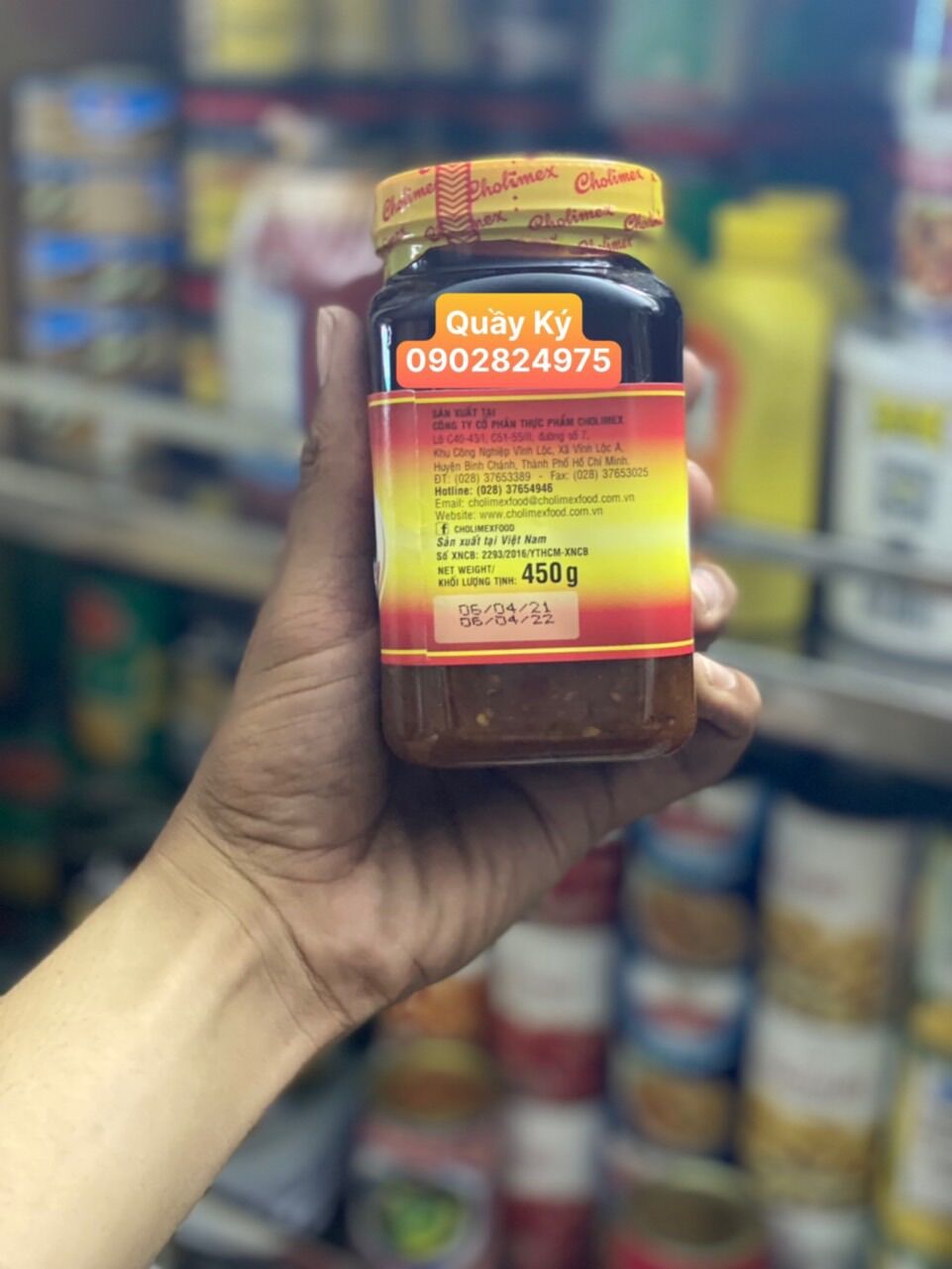 Sa Tế Tôm Cholimex hủ 450gr