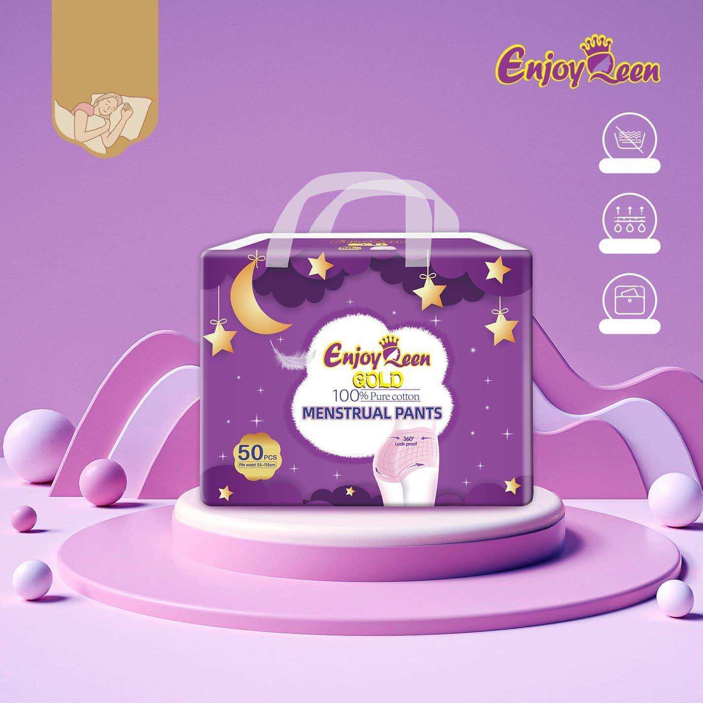 Băng vệ sinh quần enjoy queen freesize từ 35kg-75kg mặc thoải mái
