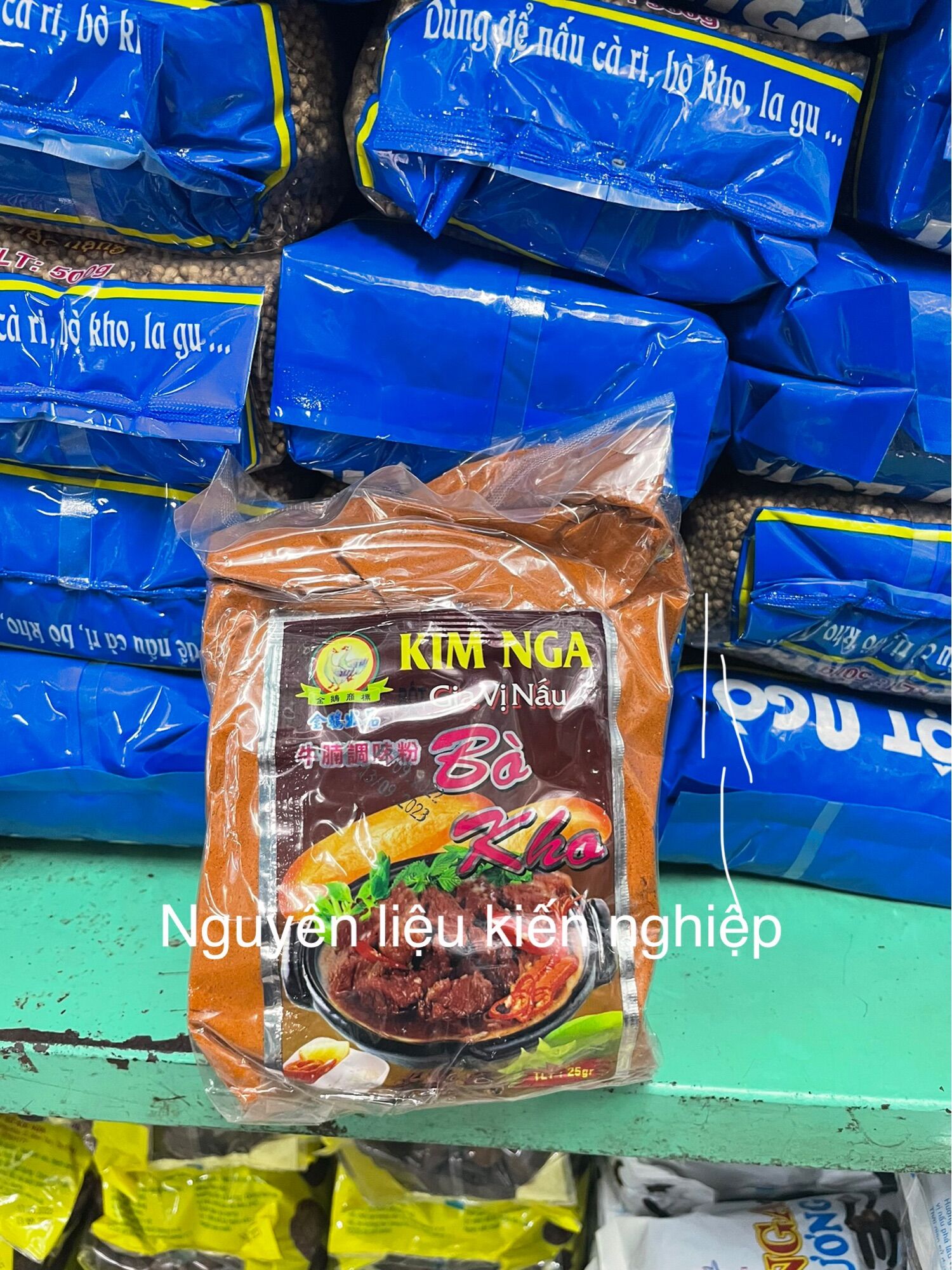 Gia vị nấu bò kho hiệu kim nga gói 500gram