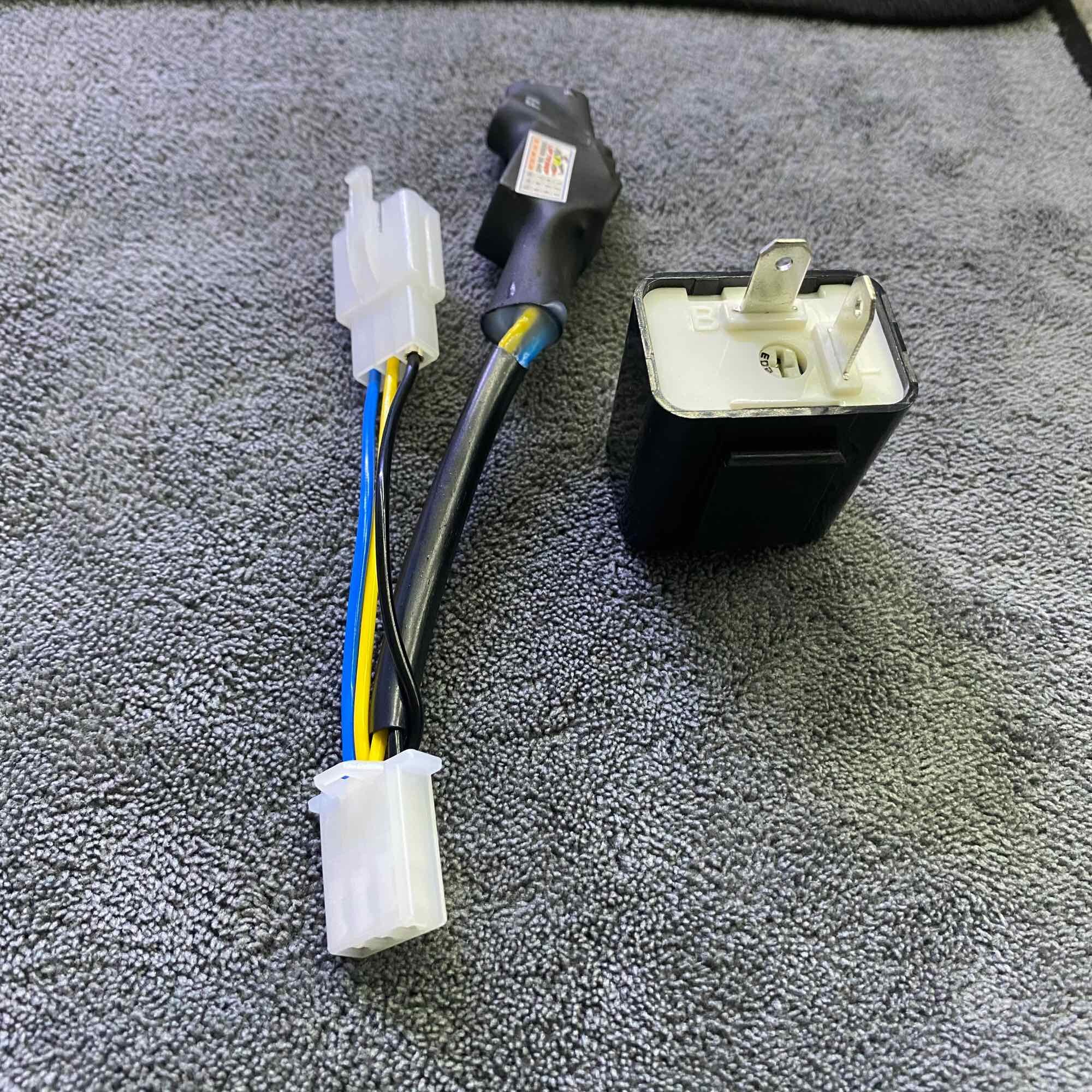 Mạch hazard ưu tiên lắp cho Satria ,Raider Fi - Xài công tắc zin