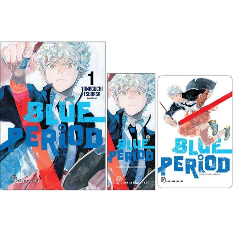 BLUE PERIOD, bản in đầu. Newseal (Kèm 1 bookmark + 1card PVC)