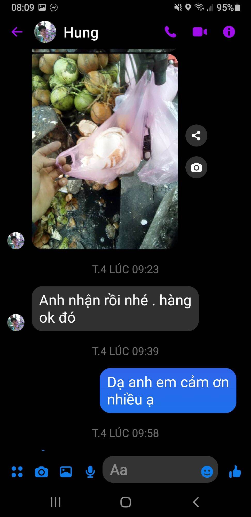 dao nạo cơm dừa
