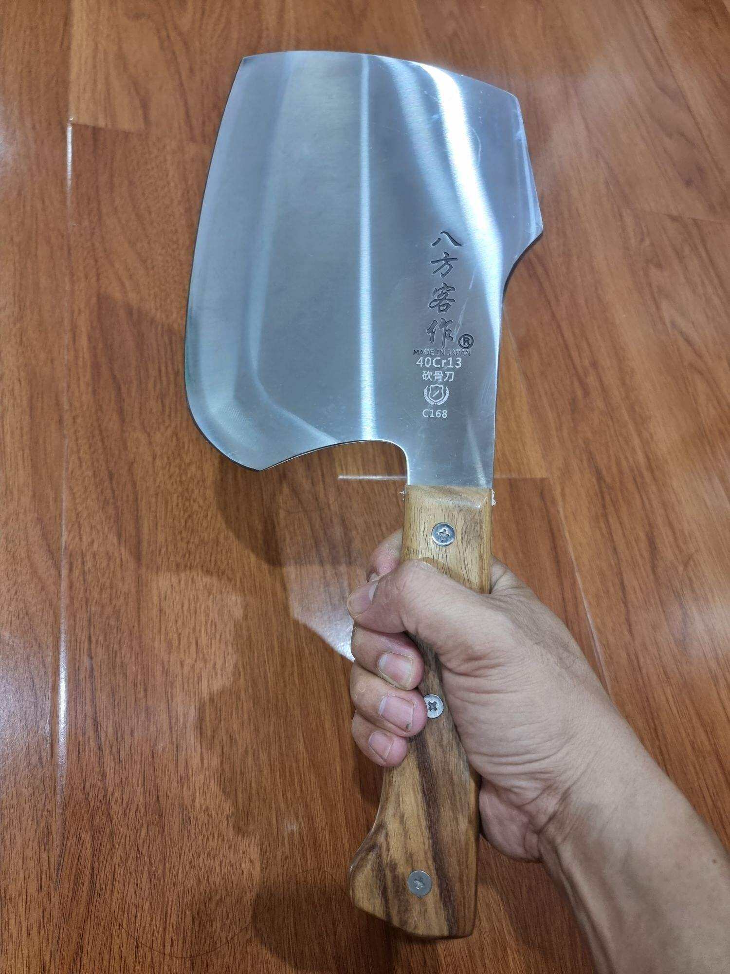 Rìu chặt Nhật bản, chuyên chặt xương lợn, xương bò, chân giò, gà, vịt, chó mèo...