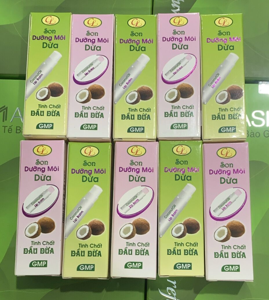 Son Dưỡng Môi Từ Dừa Cửu Long