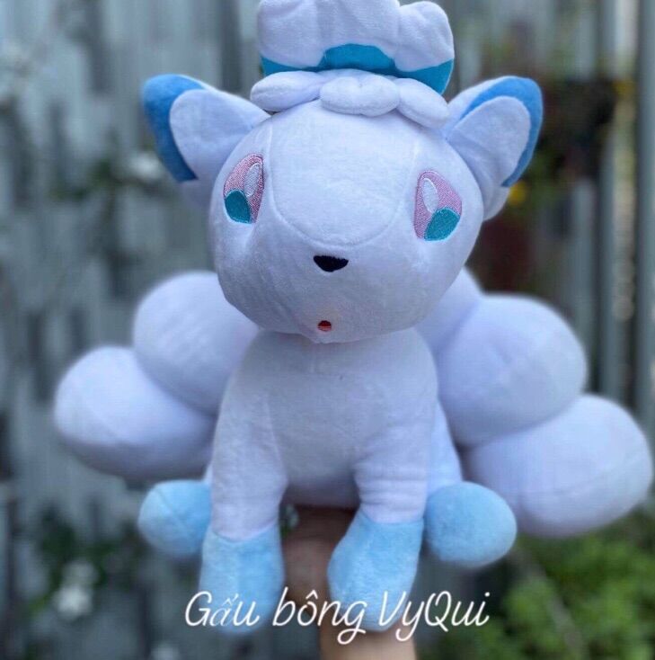 [HCM]Gấu bông pokemon cáo 6 đuôi Vulpix băng s