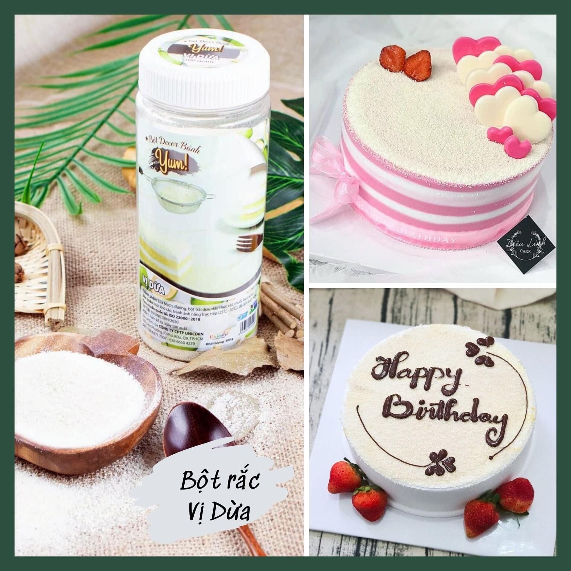 BỘT RẮC YUM BÁNH KEM UNICORN