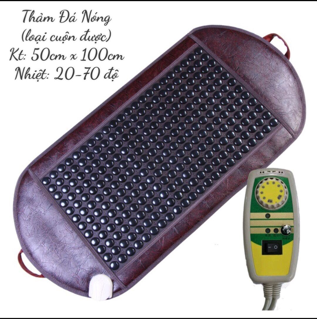 Hot Thảm Đá Nhiệt 50*100 Tặng 50 miếng cao dán xương khớp thảo dược