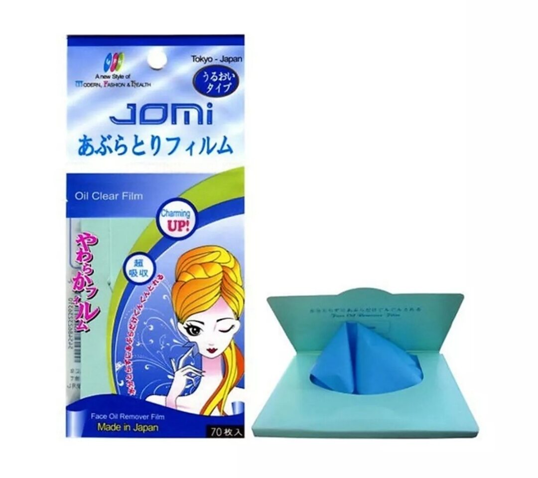 Giấy thấm dầu jomi mayan - xanh - phim thấm dầu jomi mayan