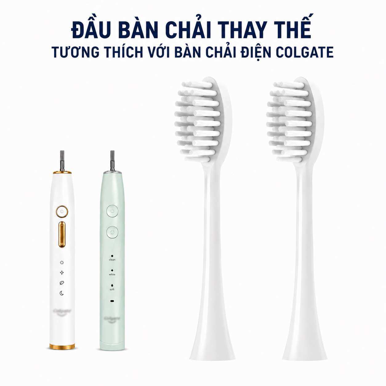 Combo 2 Đầu Bàn Chải Thay Thế Cho Bàn Chải Điện Colgate
