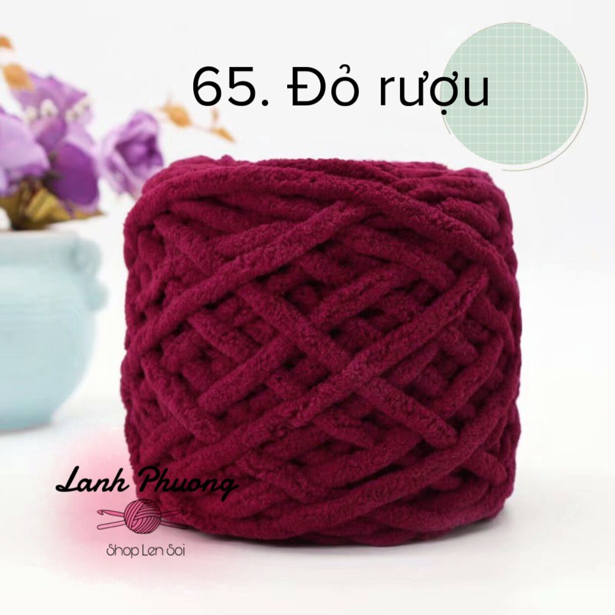 Len Nhung Đũa, Len Nhung Sợi To Đan Móc Thú Bông, Chăn Mền Mềm Mịn