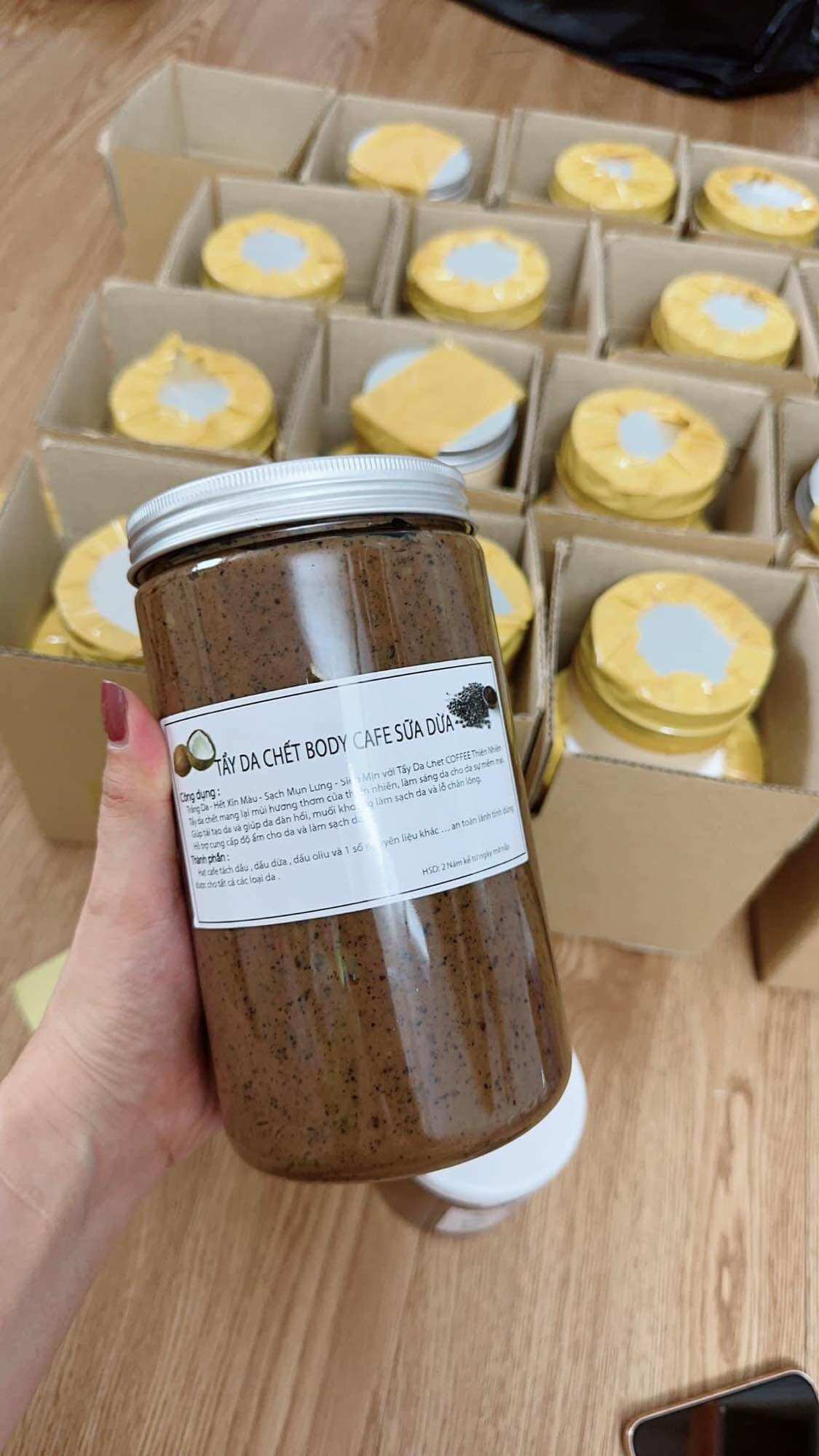 Tẩy tế bào chết cà phê sữa dừa 1kg
