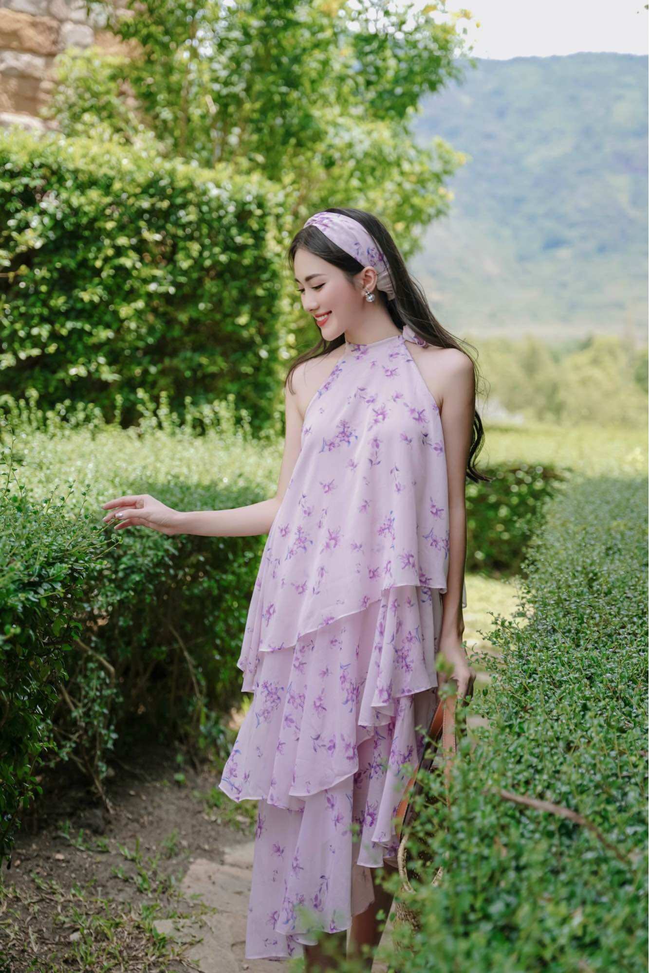 Váy yếm 3 tầng voan tơ