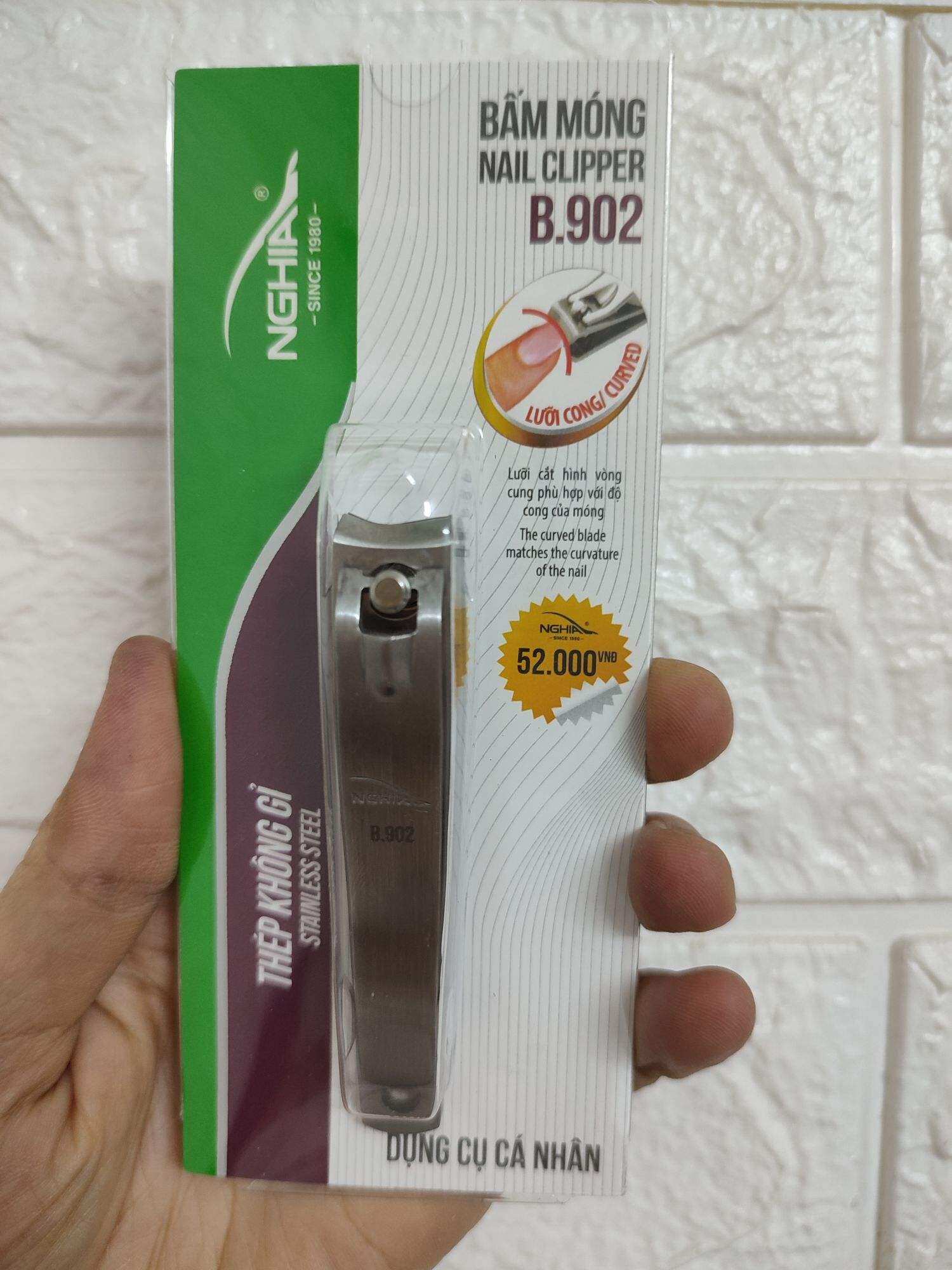 Bấm móng tay Kềm Nghĩa B902 lưỡi cong