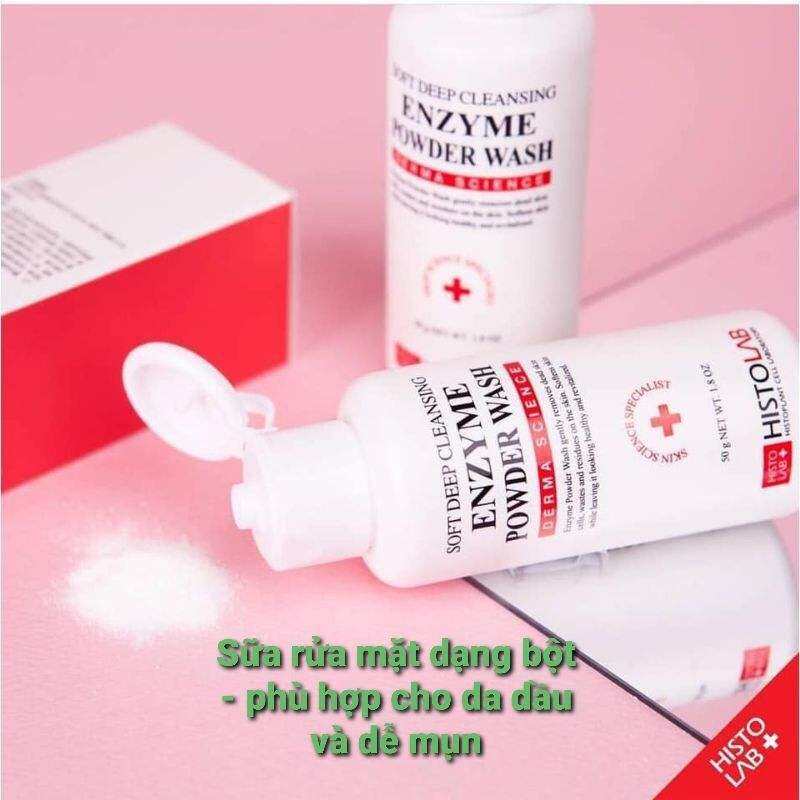 [Histolab] Sữa rửa mặt tẩy da chết dạng bột Enzyme Powder Wash 50g Histolab chính hãng Hàn Quốc