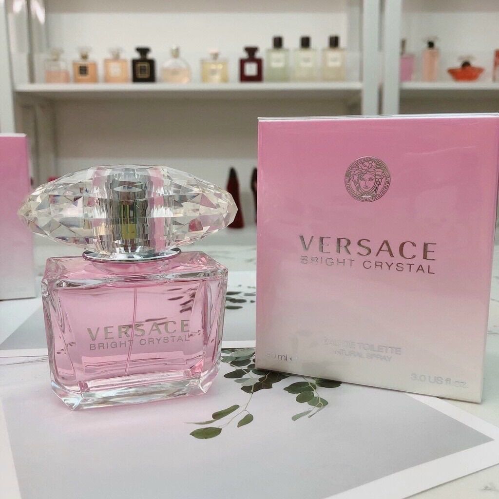 Nước Hoa Nữ Versace Bright Crystal Hồng nhạt 90ml