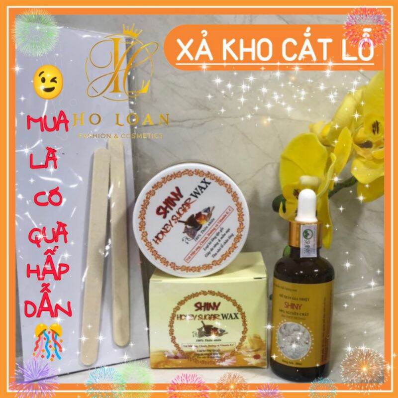 [HCM]Combo triệt lông vĩnh viễn Wax Shiny và Mỡ Trăn