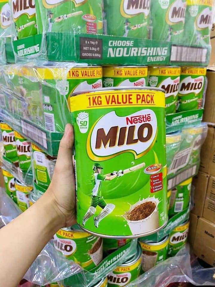 Hàng Úc Hộp Sữa Bột MILO Nestel Value Pack 1kg