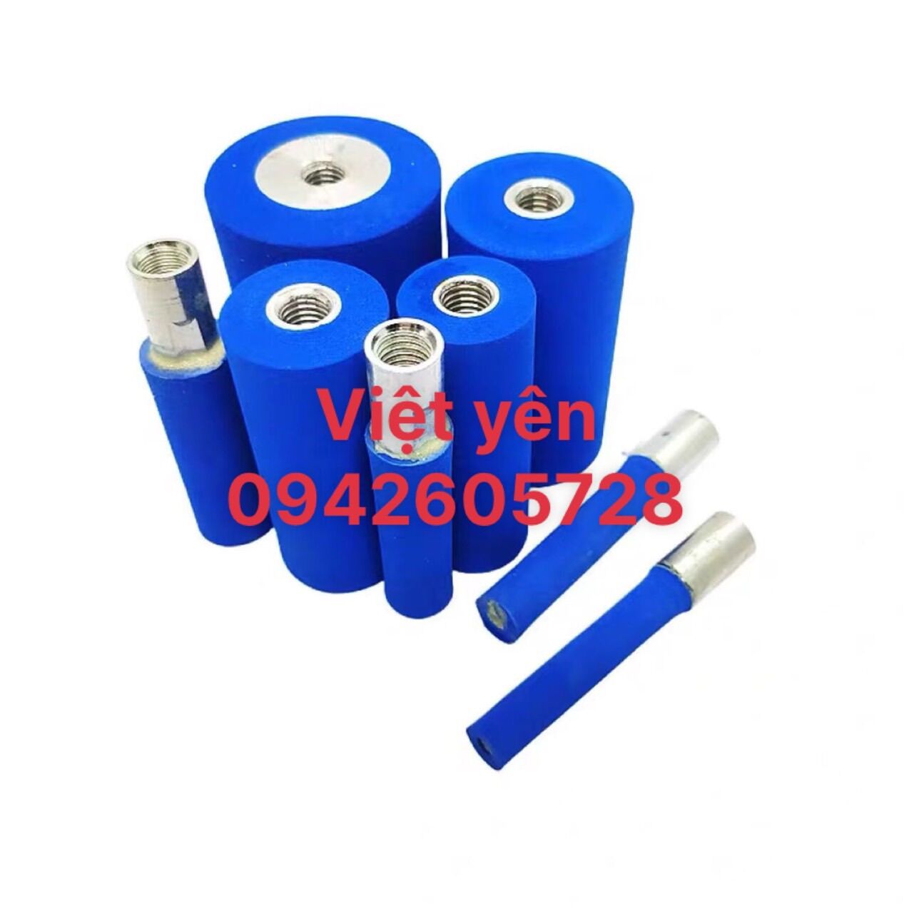 Trục nhám lu gắn máy mài