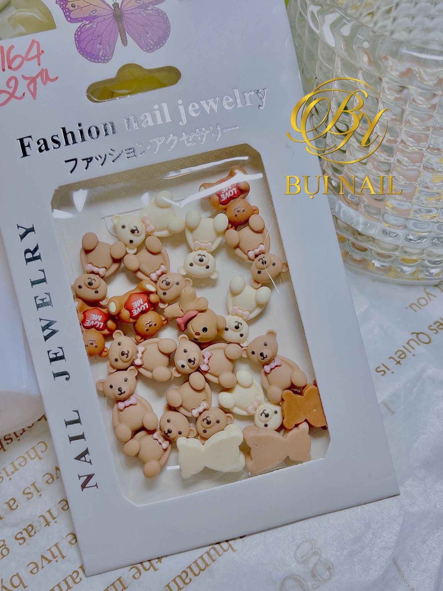 CHARM GẤU M164 set 20viên