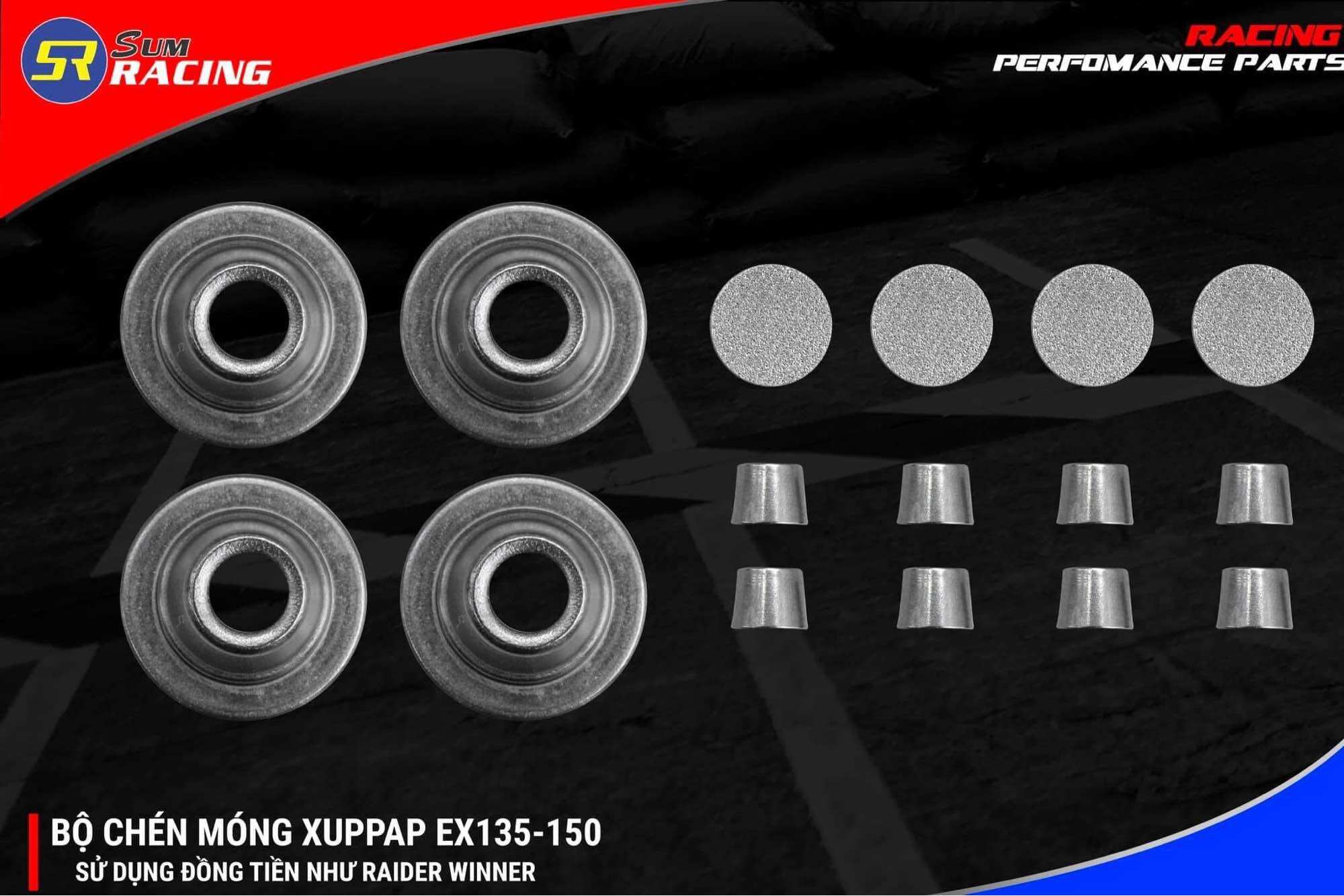 Bộ Chén Móng Đồng Tiền V1 , V2 Cho Ex135 , Ex150