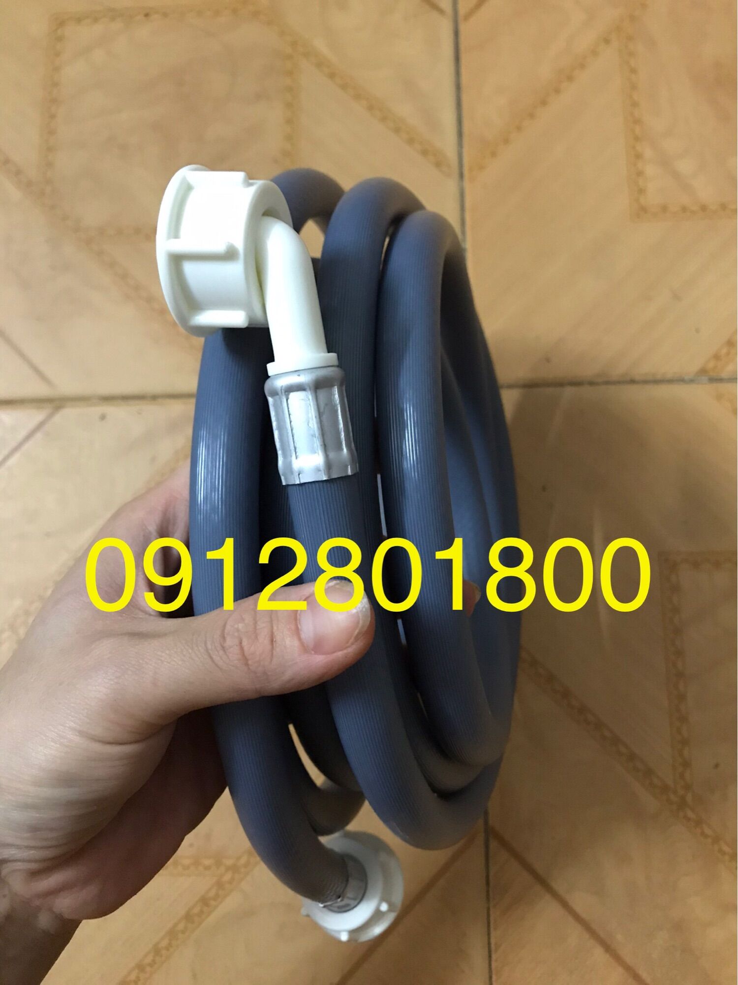 Dây cấp nước máy giặt 2 đầu ren dài 3m 3 mét