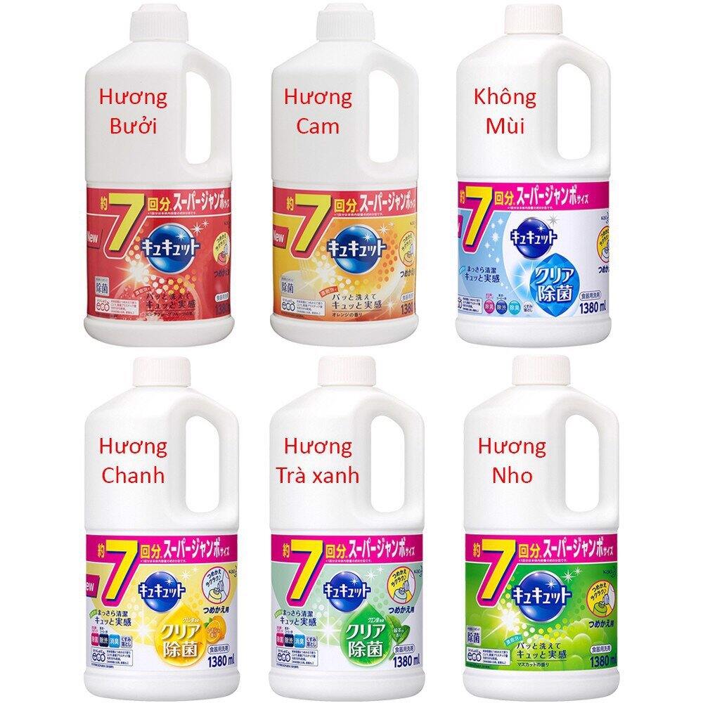 Nước rửa chén bát KAO 1380ml hàng Nhật